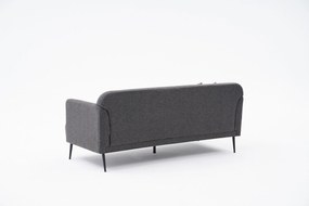 Sofá de 3 Lugares Revos – Antracite – 200 cm x 80 cm x 100 cm