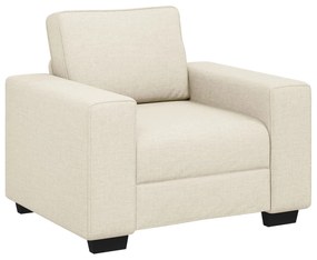 Conjunto de Sofá de 3 Peças com Almofadas em Linho