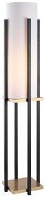 Candeeiro de Pé 7129 – Preto e Dourado – 25 x 25 x 130 cm