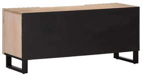 Móvel de TV 100x34x46 cm madeira de mangueira maciça