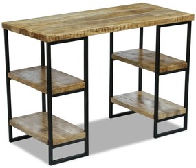 Mesa de escritório madeira de mangueira 110x50x76 cm