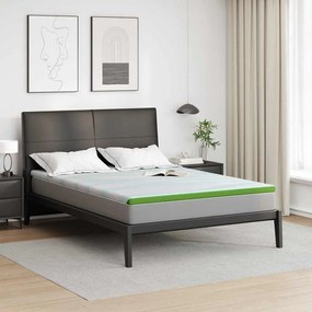 vidaXL Protetores de Colchão Branco e Verde 140 x 200 cm