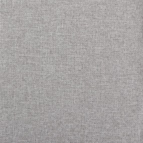 Cortina opaca aspeto de linho com ilhós 290x245 cm cinzento