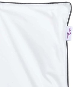 Edredão com travesseiro 2 pcs Branco 135 x 220 cm Penugem