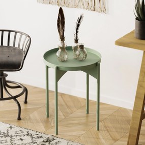 Mesa de Centro Shb-002-E – Verde – 44x57x44 cm | Tribo Home
