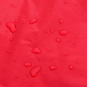 Capa de chuva para cães com tiras reflectoras vermelho L