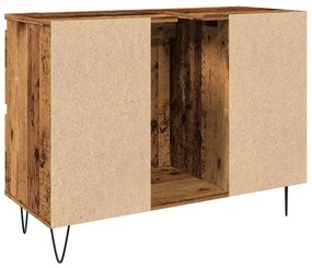 Armário casa banho 80x33x60 cm derivados madeira madeira velha