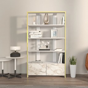 Estante Elena – Branco – 93,6 cm Largura x 160 cm Altura x 31,5 cm Pro