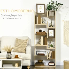 Estante Lidro - Carvalho - Design Moderno