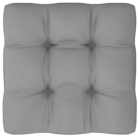 10 pcs conjunto lounge de jardim c/ almofadões pinho maciço