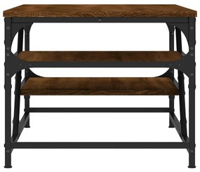 Mesa de centro 100x49x40 cm derivados madeira carvalho fumado