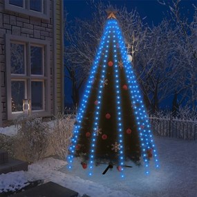 Cordão de luzes árvore de Natal 300 luzes LED 300 cm azul
