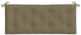 Almofadão banco jardim 120x50x7cm mesclado tecido cinza-acas.