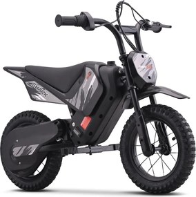 Mota elétrica para Crianças 12V SHARK, 3 a 6 anos rodas ar bombeado, preta