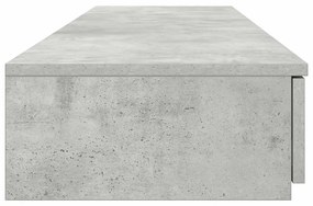 Gavetas para Cama Cinza Concreto 160x36,5x16,5 cm Madeira Reconstituíd