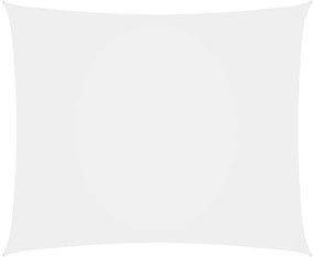 135272 vidaXL Guarda-Sol tecido Oxford retangular 4 x 6 m branco