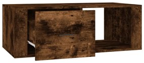 Mesa de centro 100x50,5x35 cm derivados madeira carvalho fumado