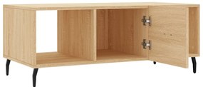 Mesa de centro 102x50x40 derivados de madeira carvalho sonoma