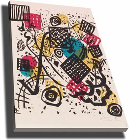 Pintura Decorativa em Tela 70100KANDINSKY005 – Multicolor – 70 x 100 c