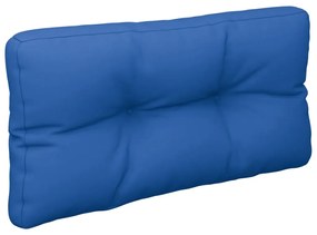 Almofadão para sofá de paletes 70x40x12 cm tecido azul real