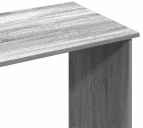 Secretária 102x50x75 cm derivados de madeira cinzento sonoma