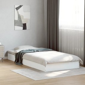 vidaXL Estrutura de cama 90x200 cm derivados de madeira branco