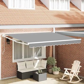 vidaXL Toldo Retrátil Branco 300 x 250 cm Alumínio
