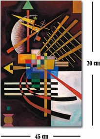 Pintura Decorativa em Tela FAMOUSART-031 – Multicolor – 45 x 70 cm