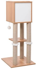 Árvore para gatos com tapete arranhador sisal 90 cm