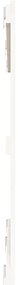 Cabeceira de parede 159,5x3x90 cm pinho maciço branco