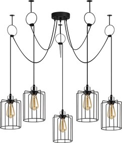 Candeeiro Tel – Preto – 116 cm