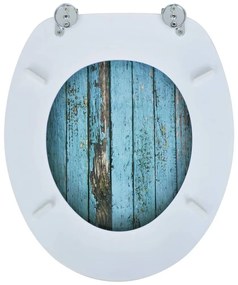 Tampa de sanita de MDF, design madeira antiga