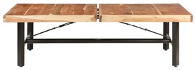 Mesa de centro 142x90x42 cm madeira de acácia maciça