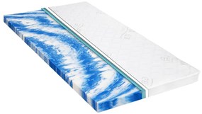 Sobrecolchão 100x200 cm espuma de gel 7 cm