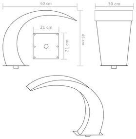 Fonte Lart para Piscina em Inox - Design Moderno