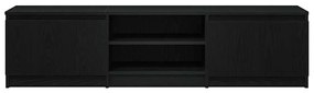 Móvel de TV 140x40x36 cm derivados de madeira carvalho preto