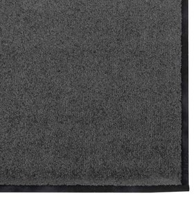 Capacho Lavável Antracite 120x250 cm