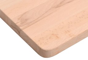 Tampo de secretária 80x(36-40)x2,5 cm madeira de faia maciça
