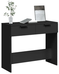 Mesa consola 90x36x75 cm derivados de madeira preto