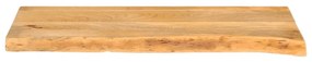 Tampo de mesa c/ borda viva 70x30x2,5 cm mangueira maciça