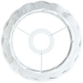 Abajur de teto Ø20x15 cm vime branco