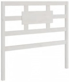 Estrutura de cama 90x200 cm madeira maciça branco