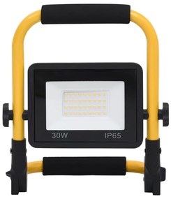 Projetor c/ iluminação LED e pega 30 W branco frio
