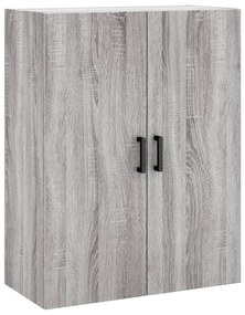 Armário alto 69,5x34x180 cm derivados de madeira sonoma cinza