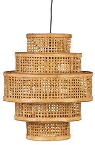 Candeeiro de Teto Natural Bambu 41 X 41 X 48 cm