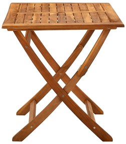 Mesa de jardim dobrável 120x70x75 cm madeira de acácia maciça