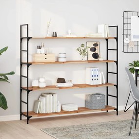 vidaXL Prateleira flutuante 120x30x2cm acácia maciça acabamento a óleo