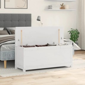 Banco 110x41x76,5 cm madeira de pinho maciça branco