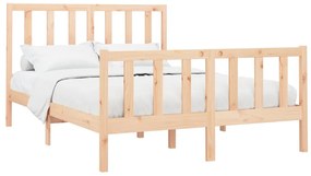 Cama sem colchão 160x200 cm madeira de pinho maciça