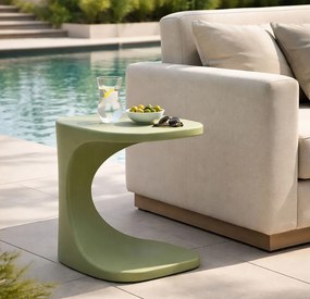 MESA DE APOIO IBIZA 42X42X52 CM VERDE